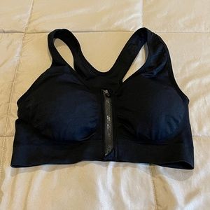 Zip Up Sports/Training Bra